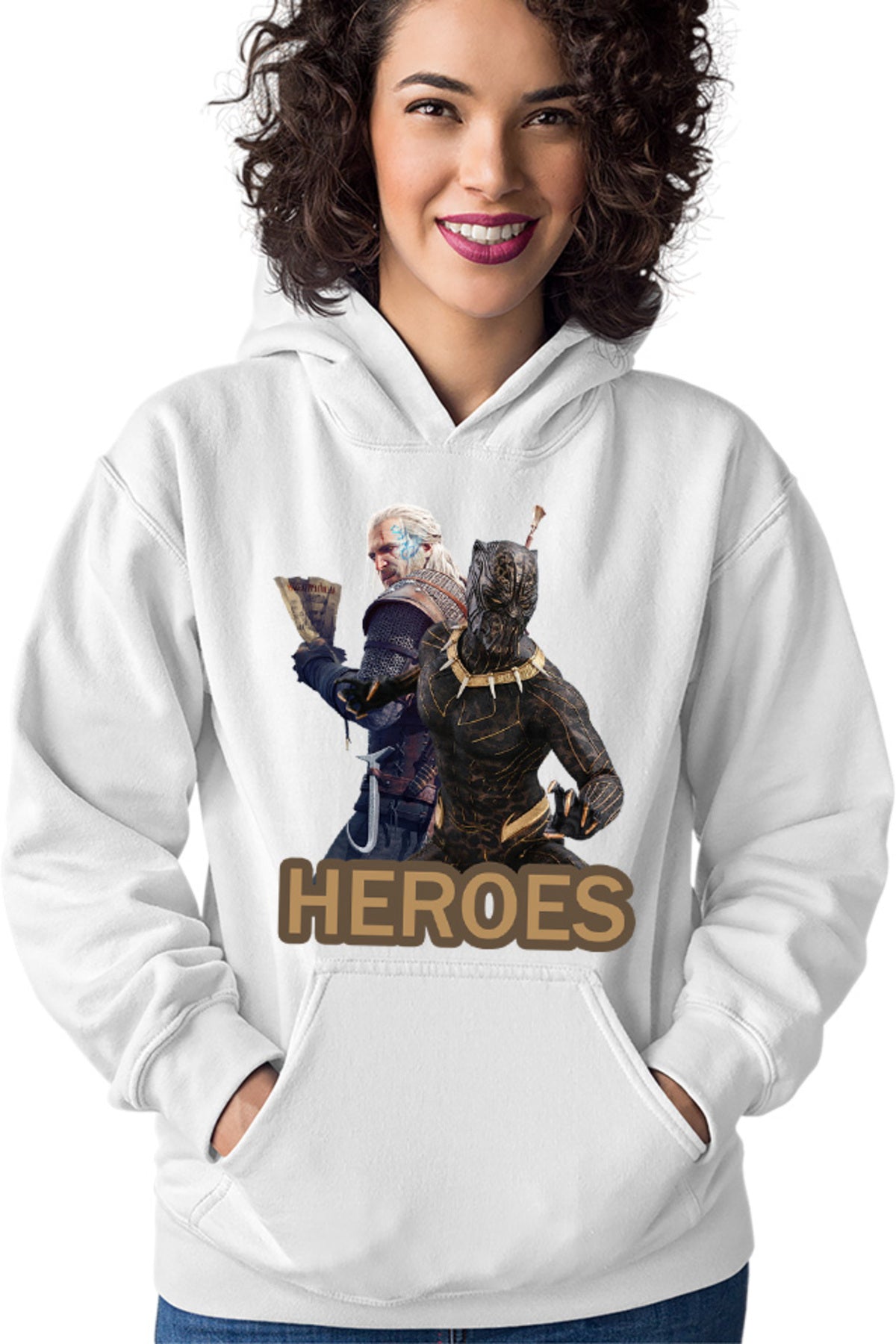 Hanorac dama Black Panther Witcher Gerald Vampires Medieval