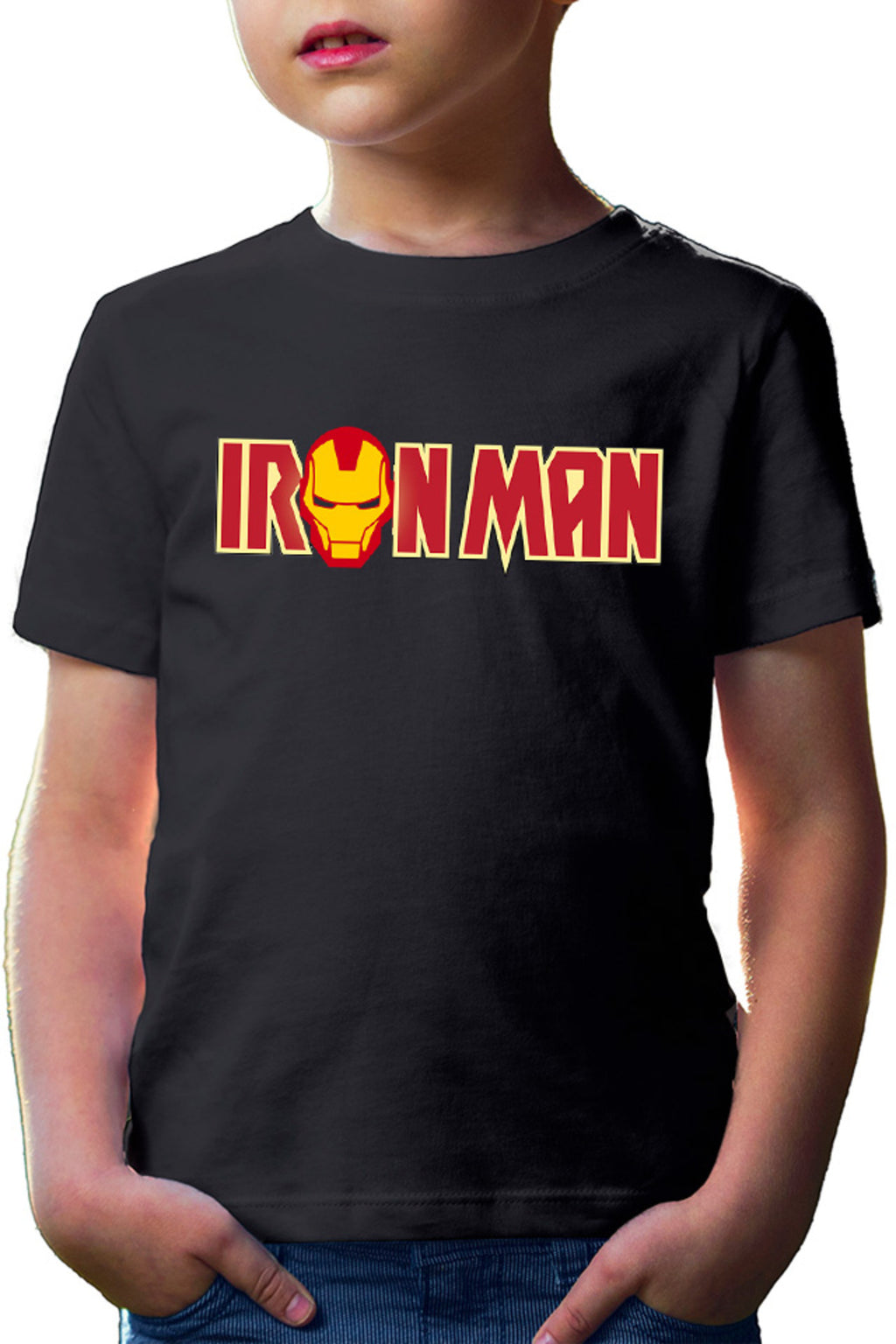 Tricou copii Ironman Logo Head Strong DC