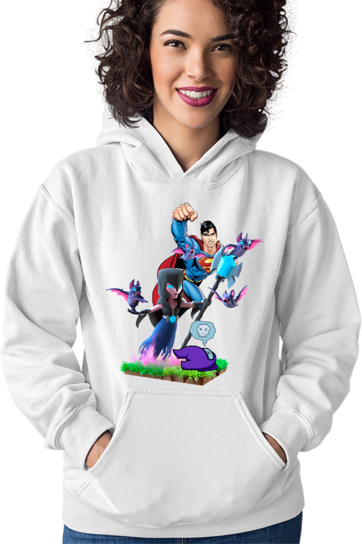 Hanorac dama Clash of Clans Superman Among Us Crash Bats Fly Magic