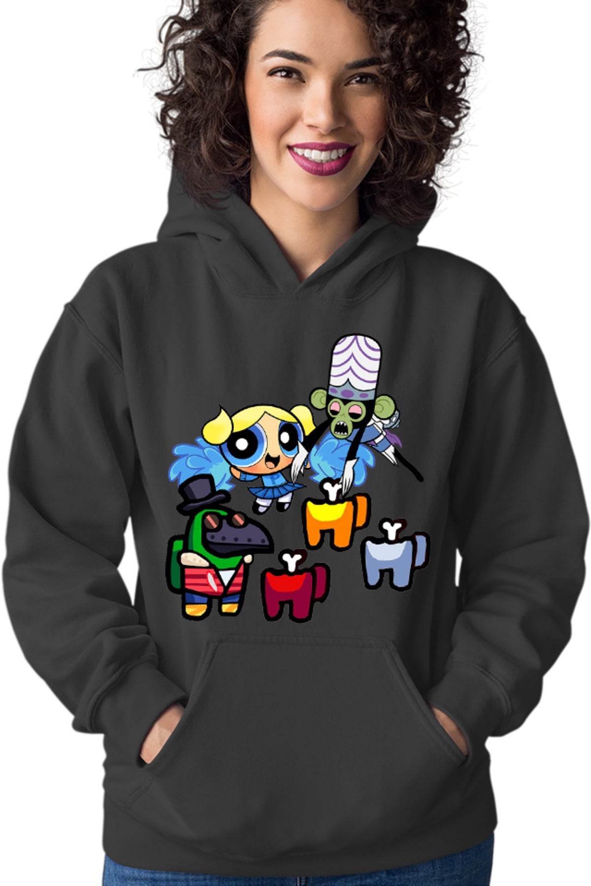 Hanorac dama Among Us Impostor Character Wonder Mojo Jojo Bubble