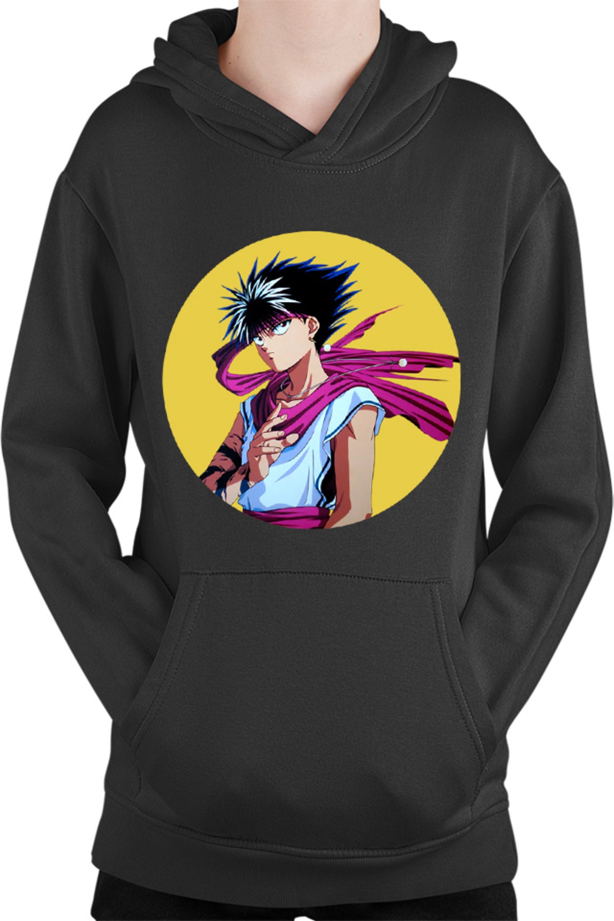 Hanorac copii Yu Yu Hakusho Hiei Powers Mangaka Season