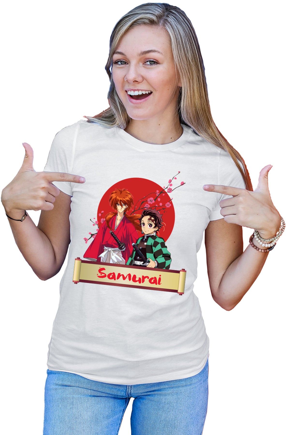 Tricou dama Rurouni Kenshin Samurai Duo Kenshin Tajirou