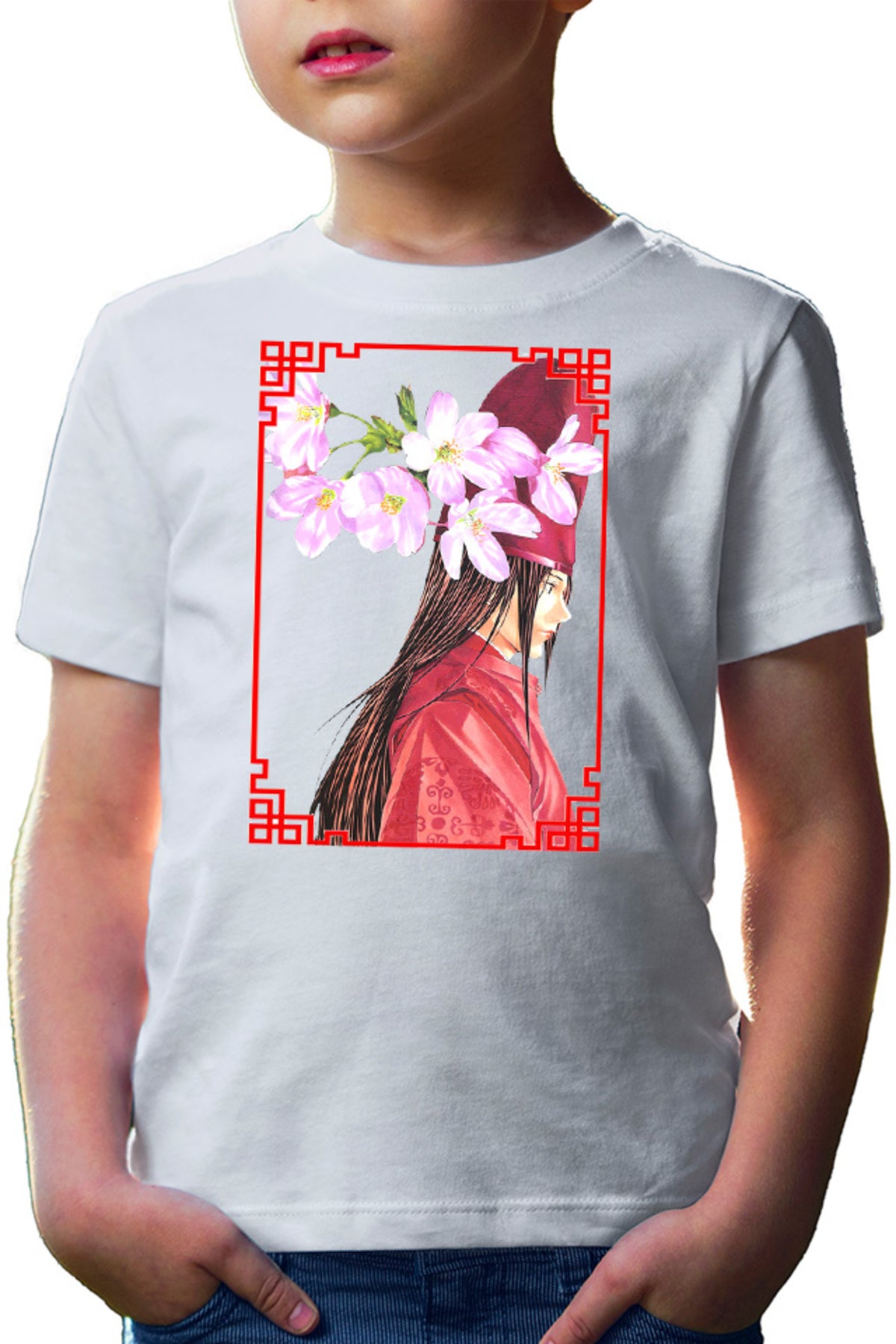 Tricou copii Hikaru no Go Fujiwara no Sai Master of Go Kimono Japan