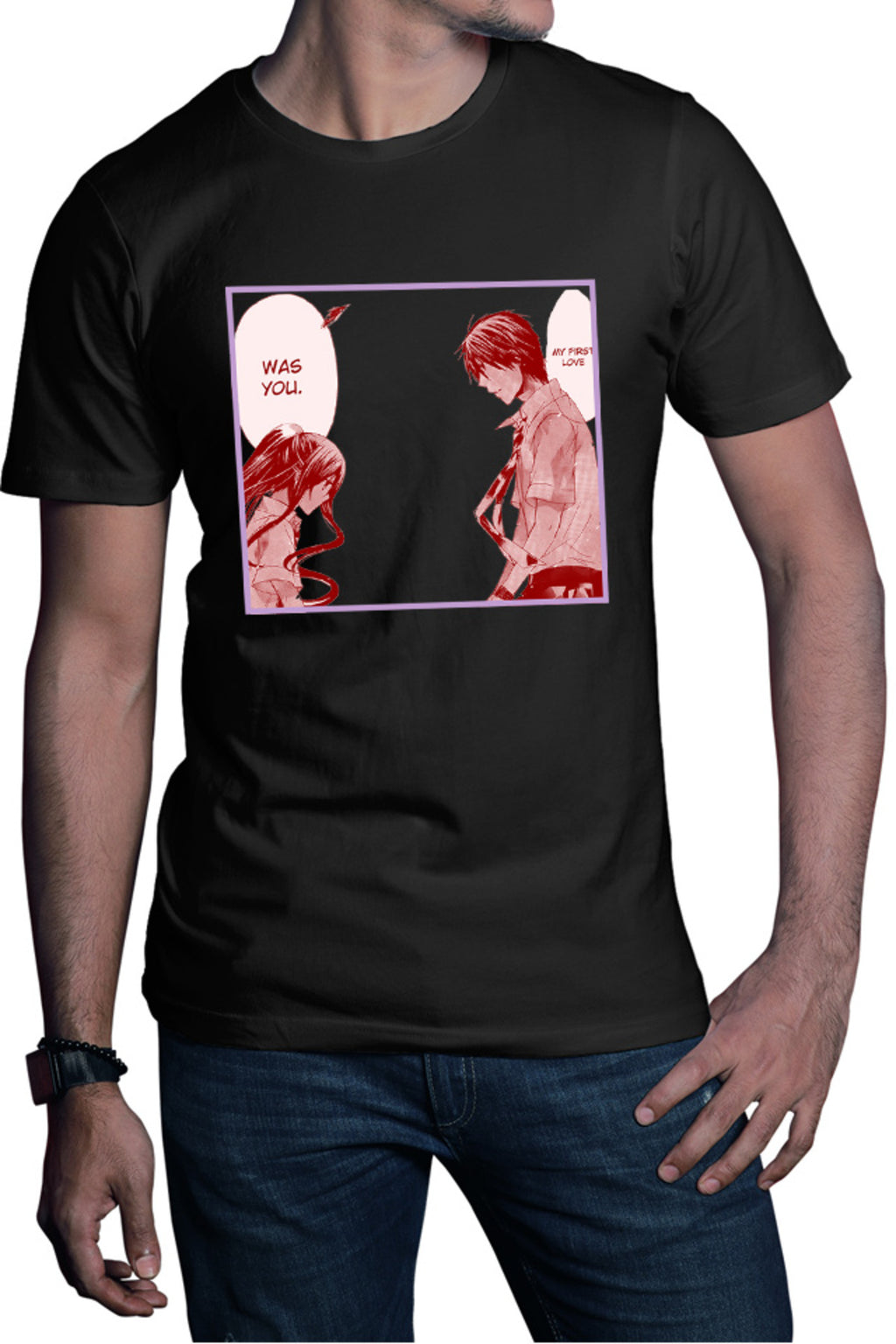 Tricou barbati Missions of Love Yukina Shigure First Love Highschool