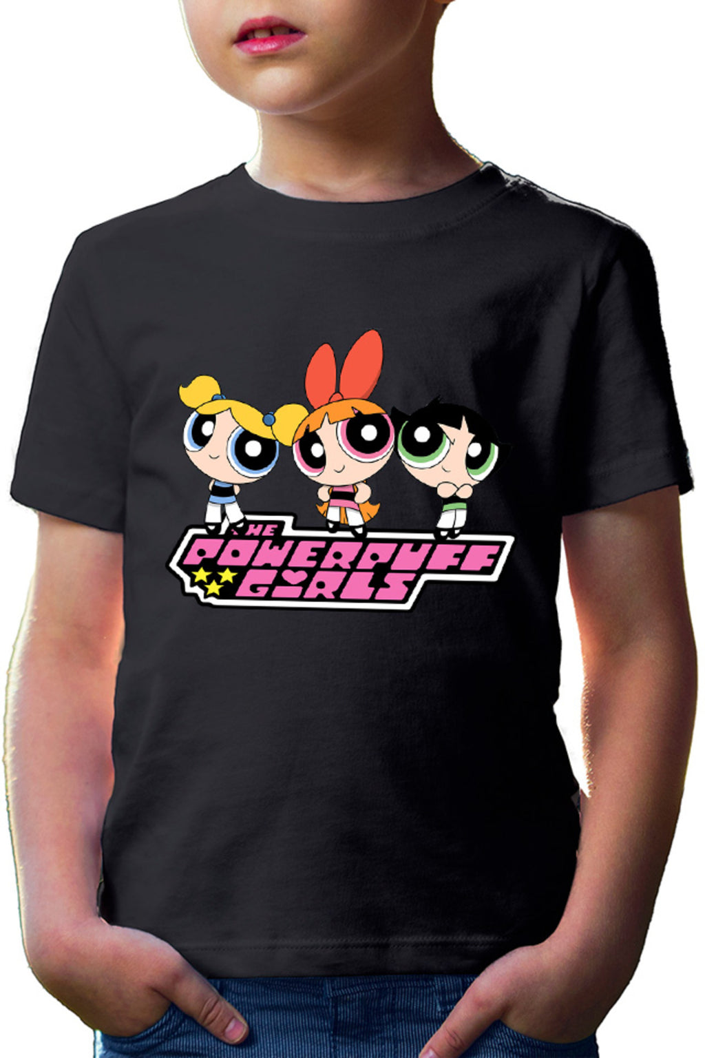 Tricou copii The Powerpuff Girls Logo Cartoon Animation
