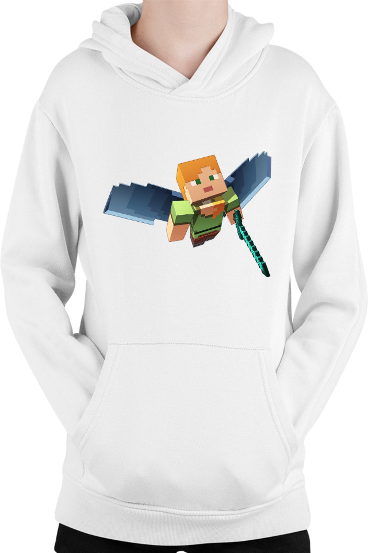 Hanorac copii Minecraft Elytra Nether End Fly Dragon End Game