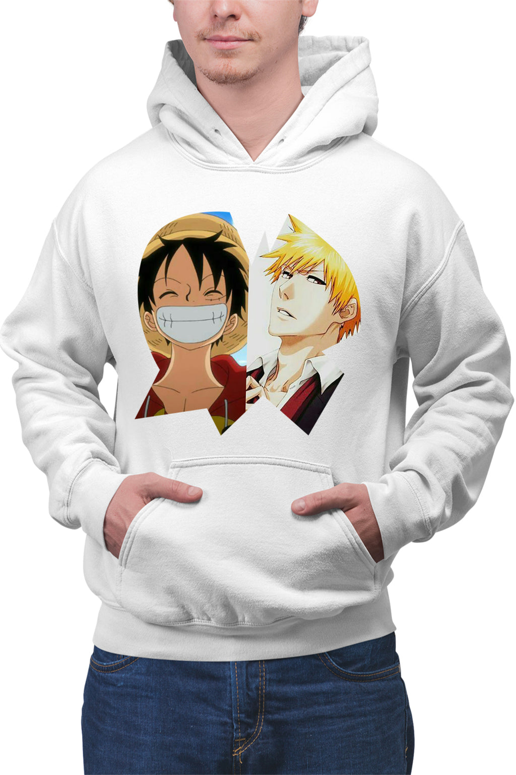 Hanorac barbati Bleach Ichigo One Piece Luffy Anime Manga