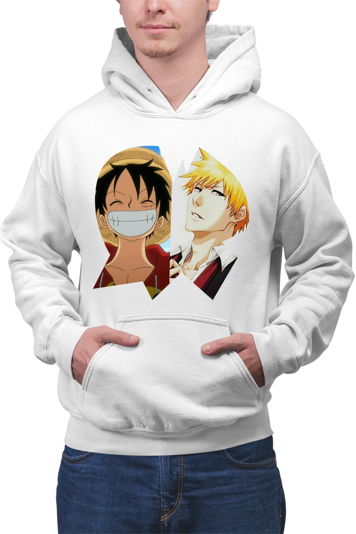 Hanorac barbati Bleach Ichigo One Piece Luffy Anime Manga