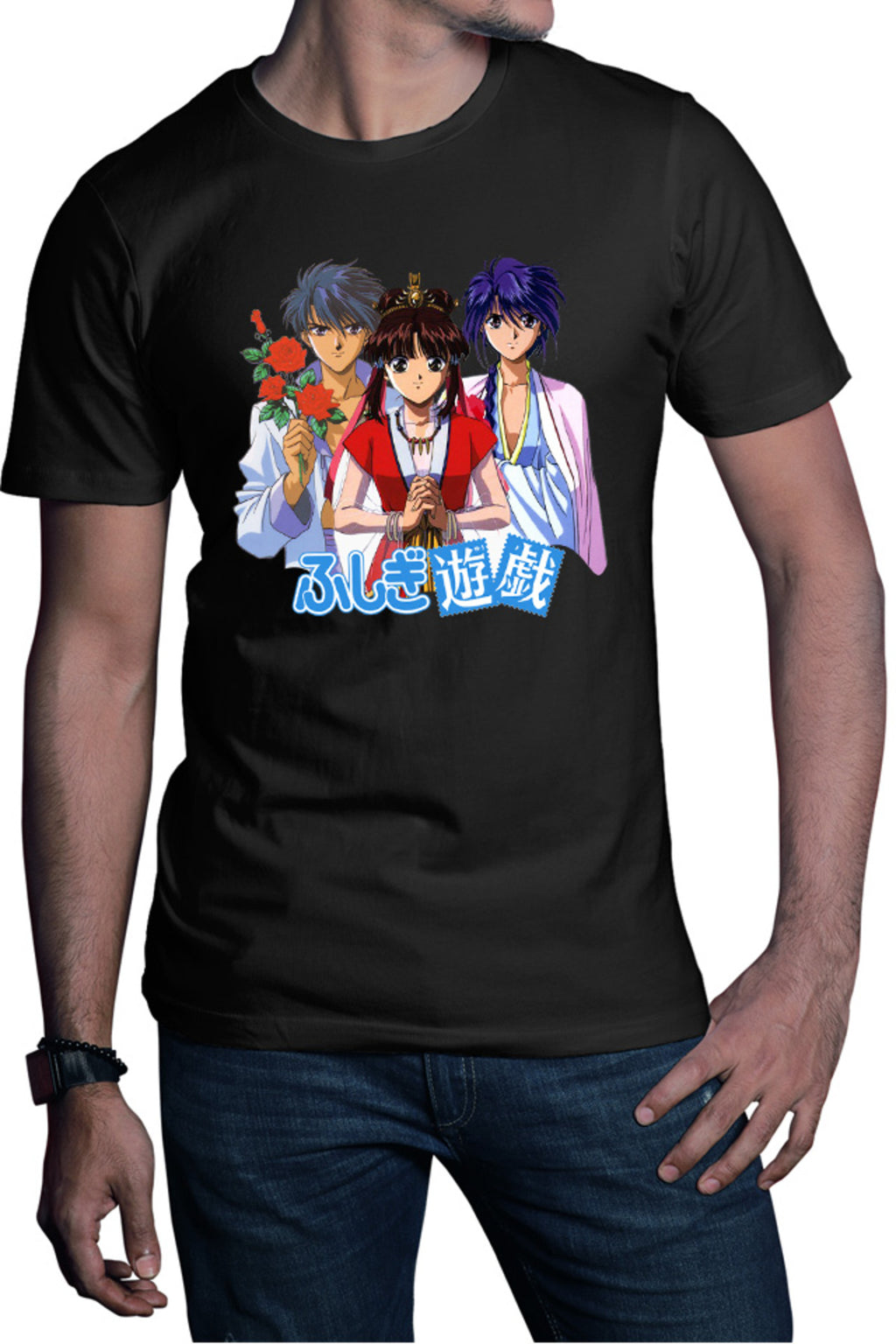 Tricou barbati Fushigi Yuugi Tamahome Yuuki Nuriko Dozaanimata