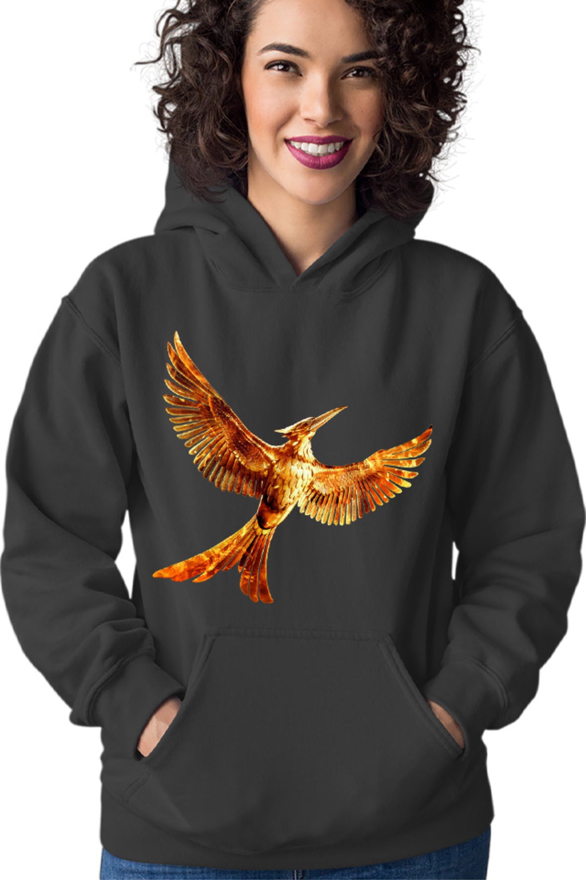 Hanorac dama The Hunger Games Bird Sci-FI Action Adventure Run