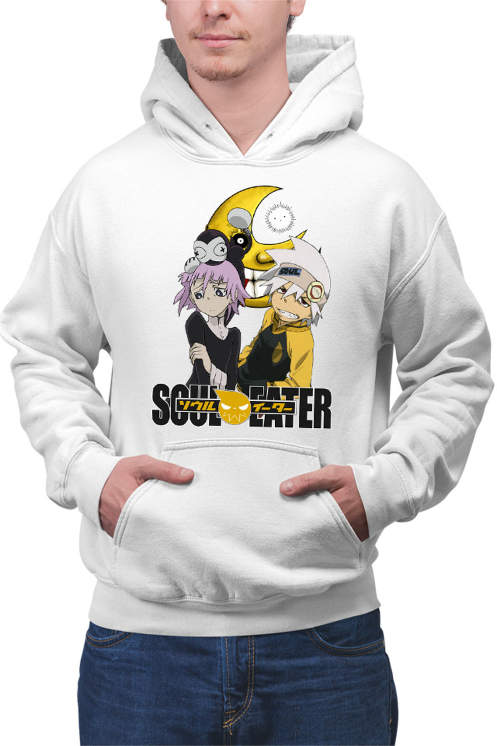 Hanorac barbati Soul Eater Soul Half Moon Anime Kage Trap
