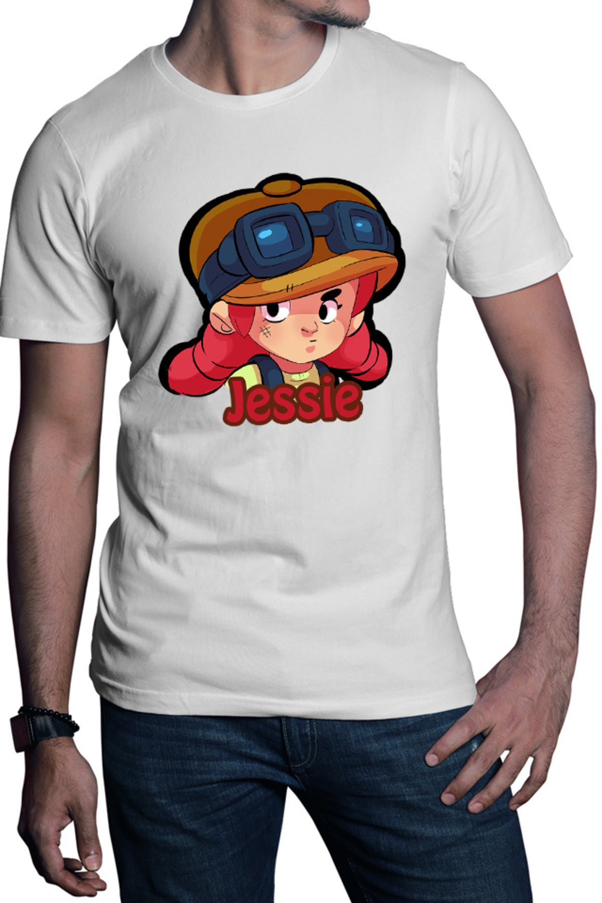 Tricou barbati Brawl Stars Jessie Automatic Ponytails Supercell