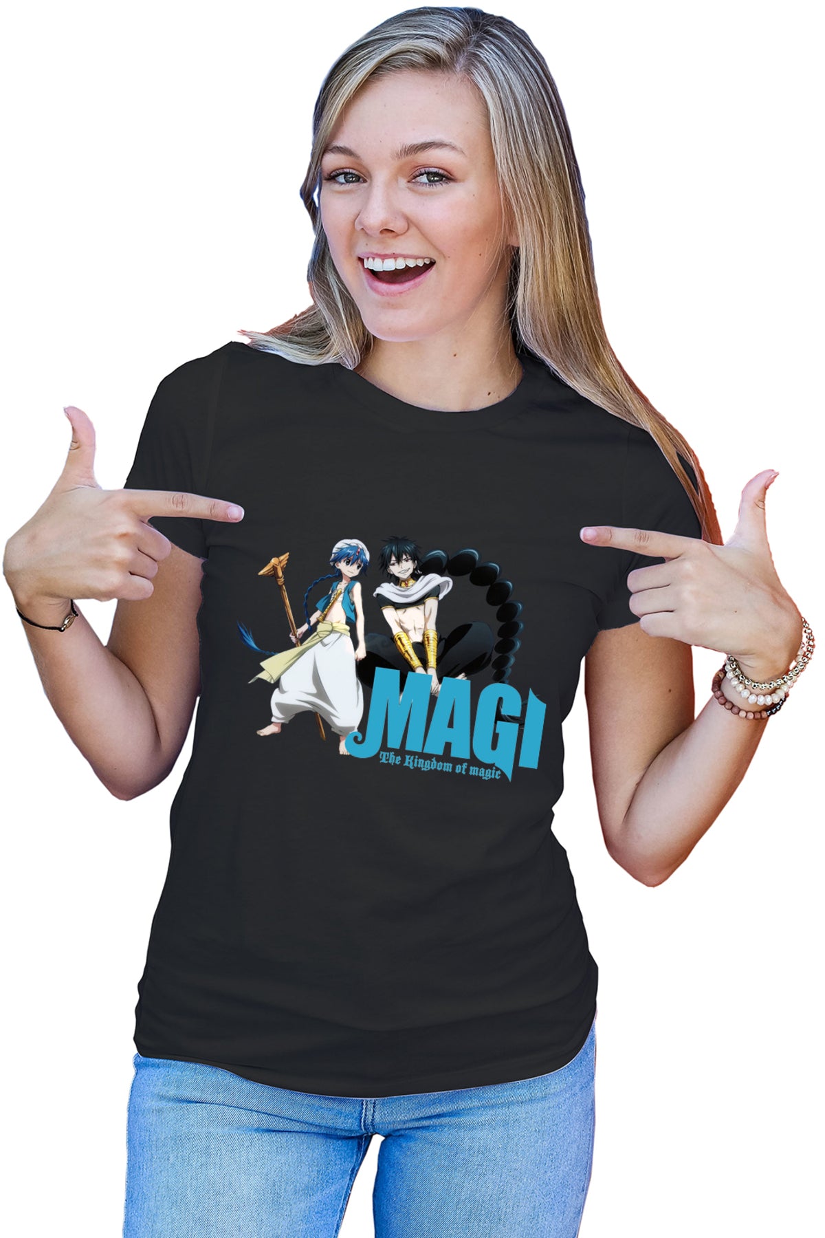 Tricou dama Magi The Labyrinth of Magic Alladin Animekage