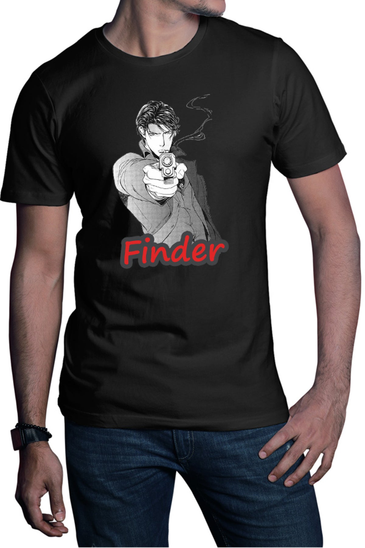 Tricou barbati Finder Asami Ryuuichi Police Gay Anime