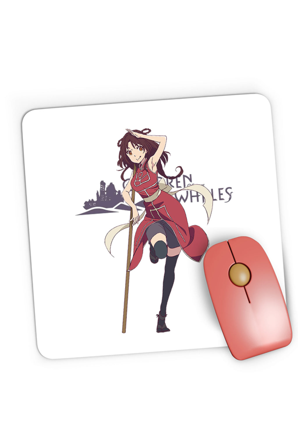 Mousepad Gaming Children of the Whales Ginshu Chinese Martial Arts, 21x19 cm