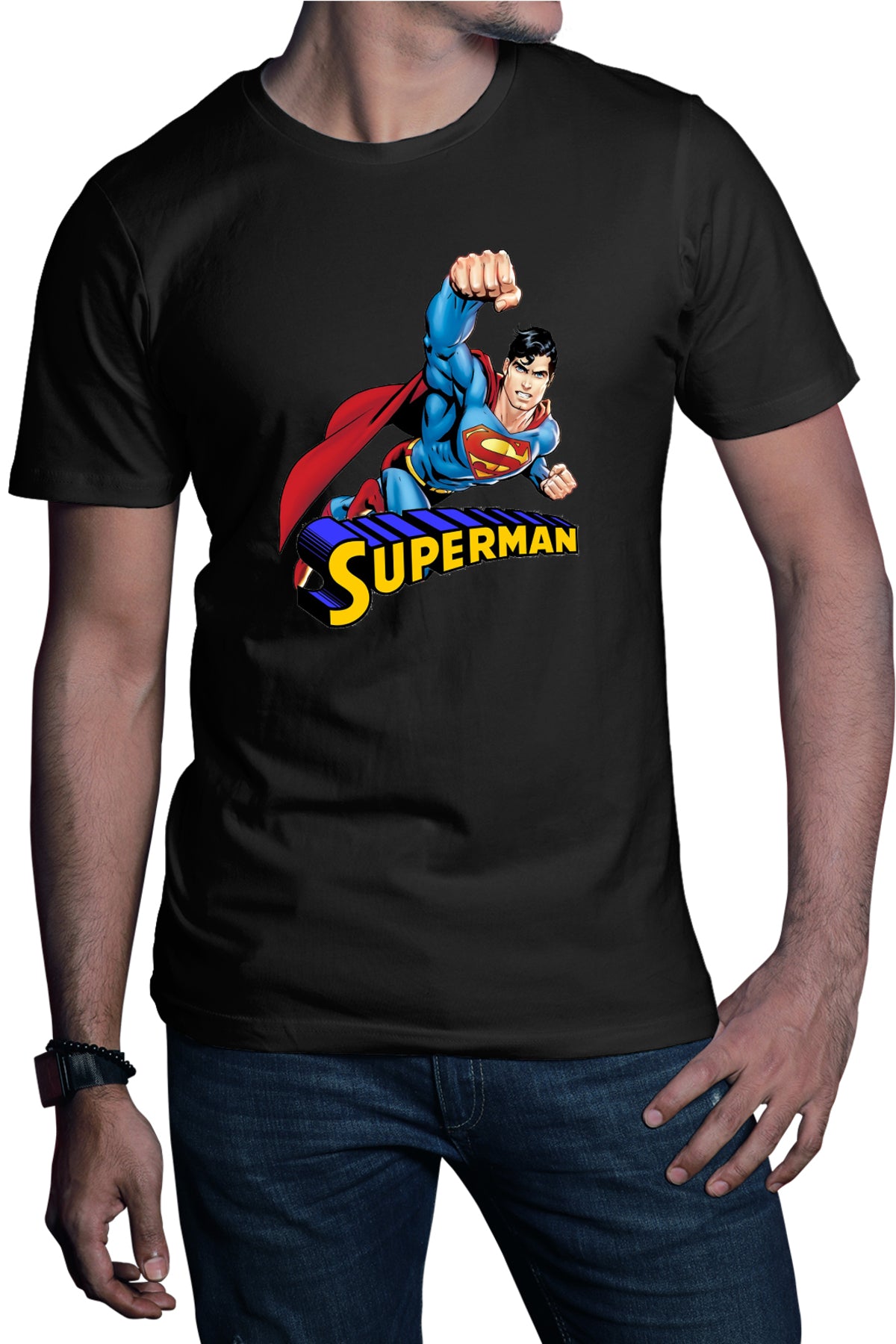 Tricou barbati Superman Men of Steel Revine Desen