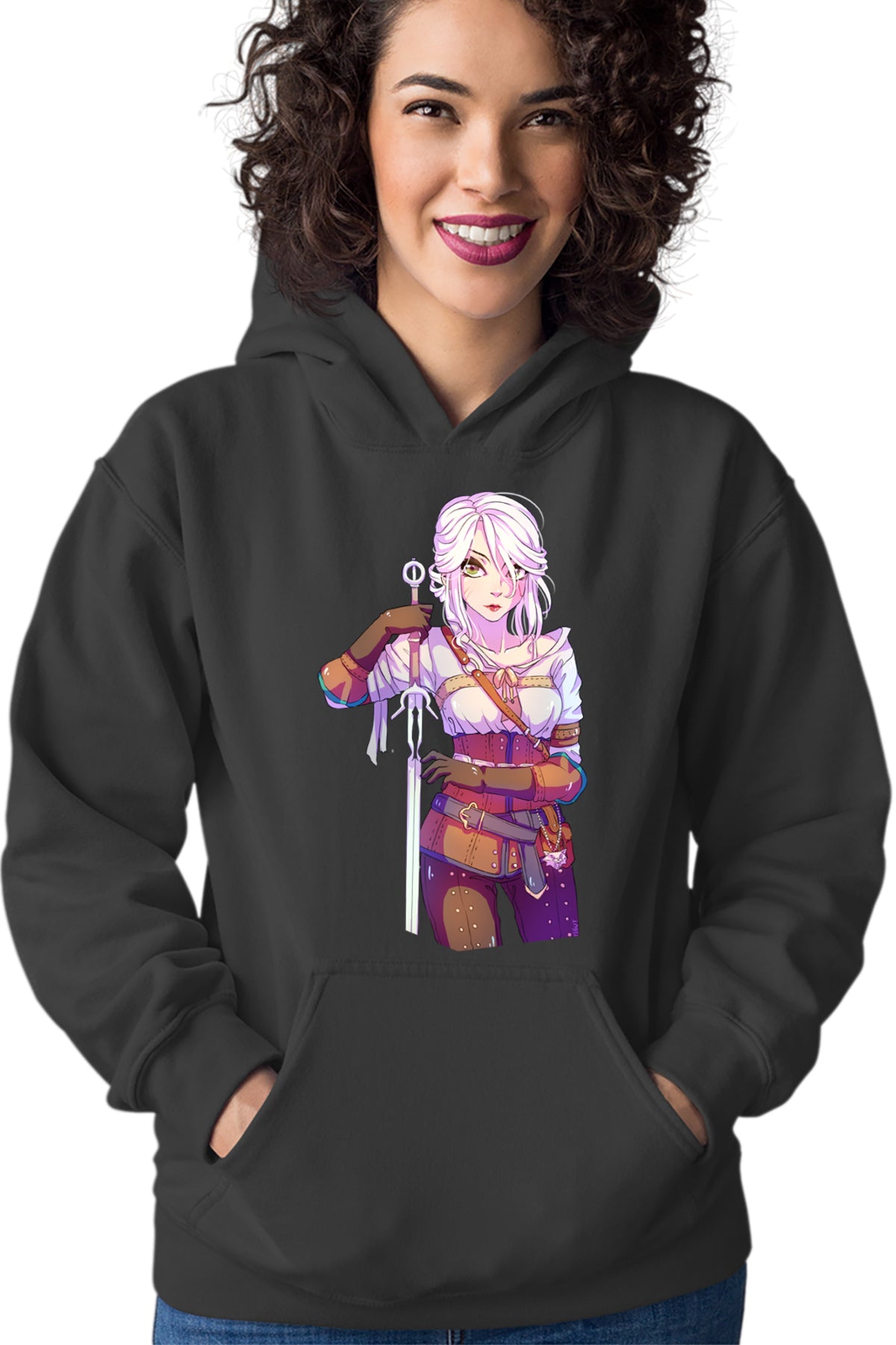 Hanorac dama The Witcher Ciri Anime Mangaka Girl Hunter