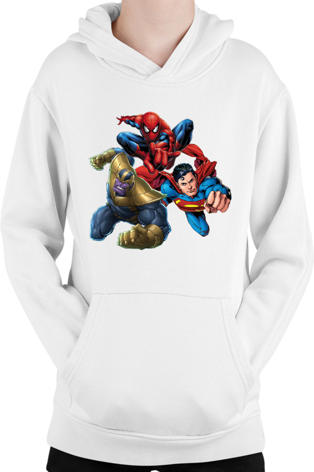 Hanorac copii Thanos Superman Spiderman Hero Gems Avangers