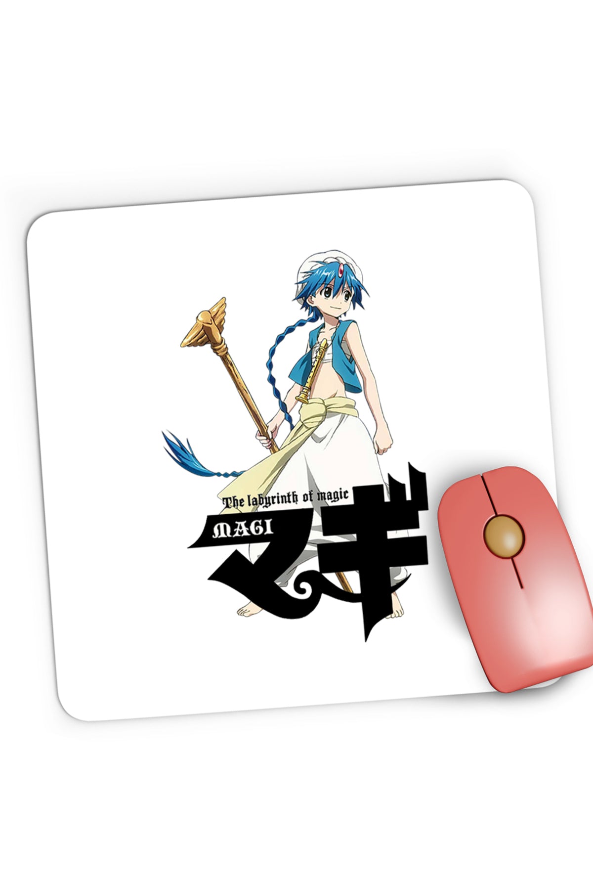 Mousepad Gaming Magi The Labyrinth of Magic Aladin Seherezada, 21x19 cm