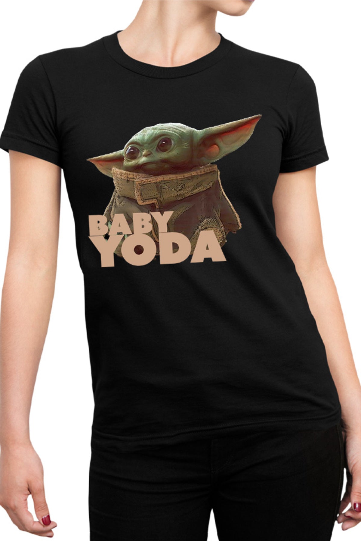 Tricou dama Baby Yoda Small Star Wars