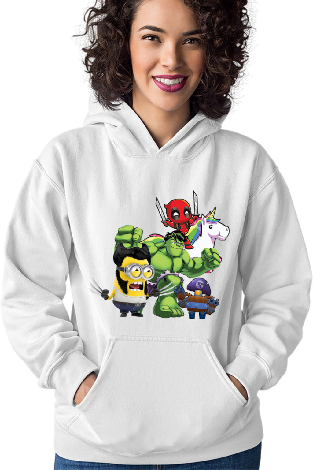 Hanorac dama Wolverine Minions Hulk Brawl Stars Deadpool