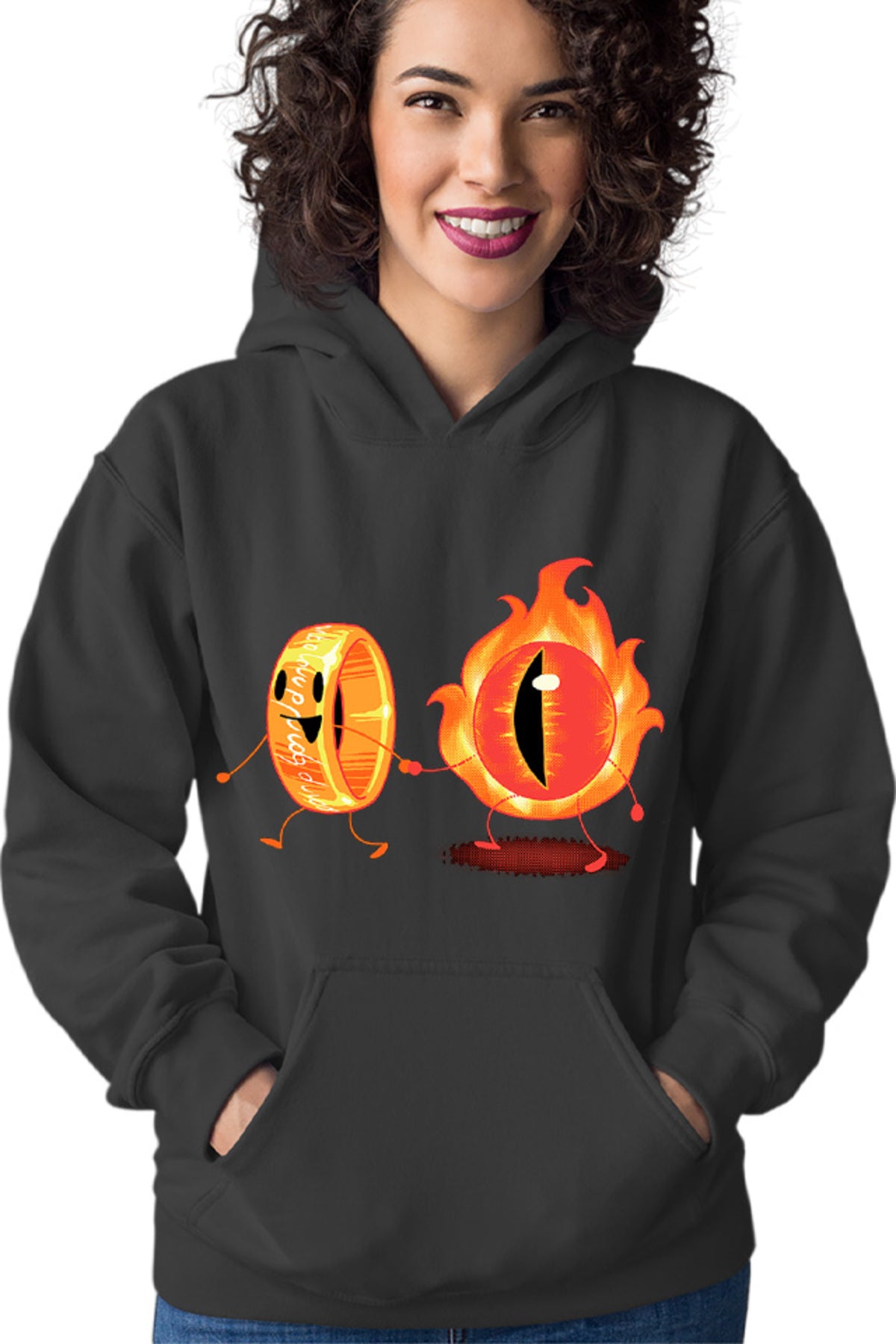 Hanorac dama Lord of the Rings Eye Cute Illustration Friends Drama