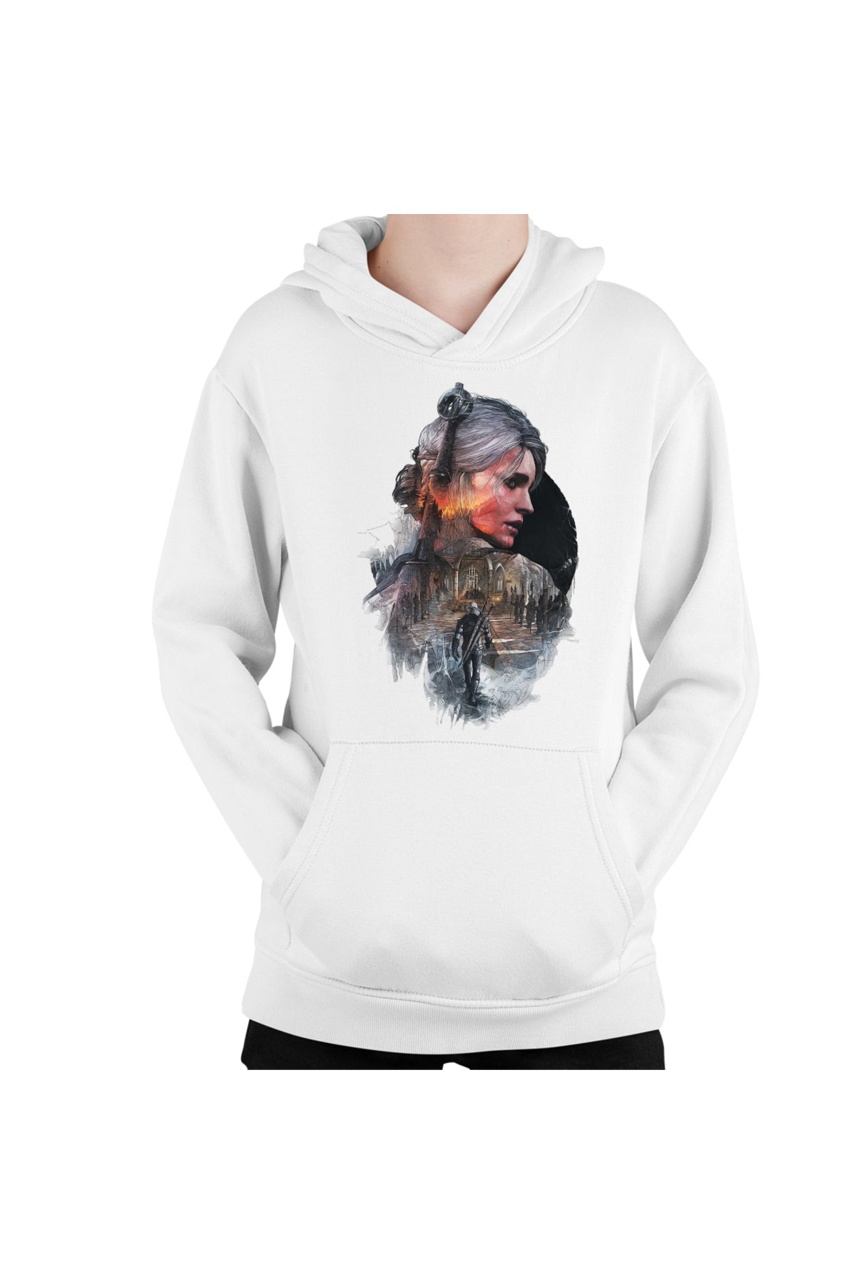 Hanorac copii The Witcher Wild Hunt Monster Slayer Steam