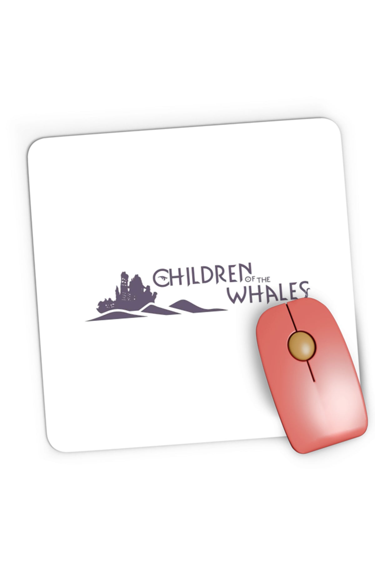 Mousepad Gaming Children of the Whales Logo Mangaka Anime Japan, 21x19 cm