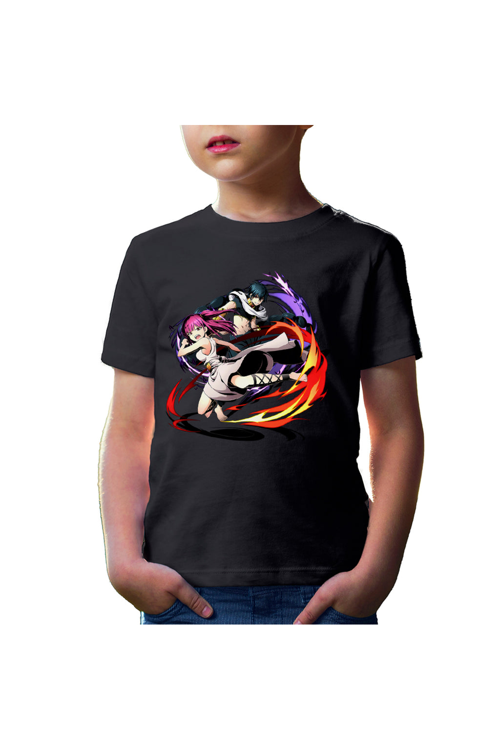 Tricou copii Magi The Labyrinth of Magic Morgiana Fight Judar