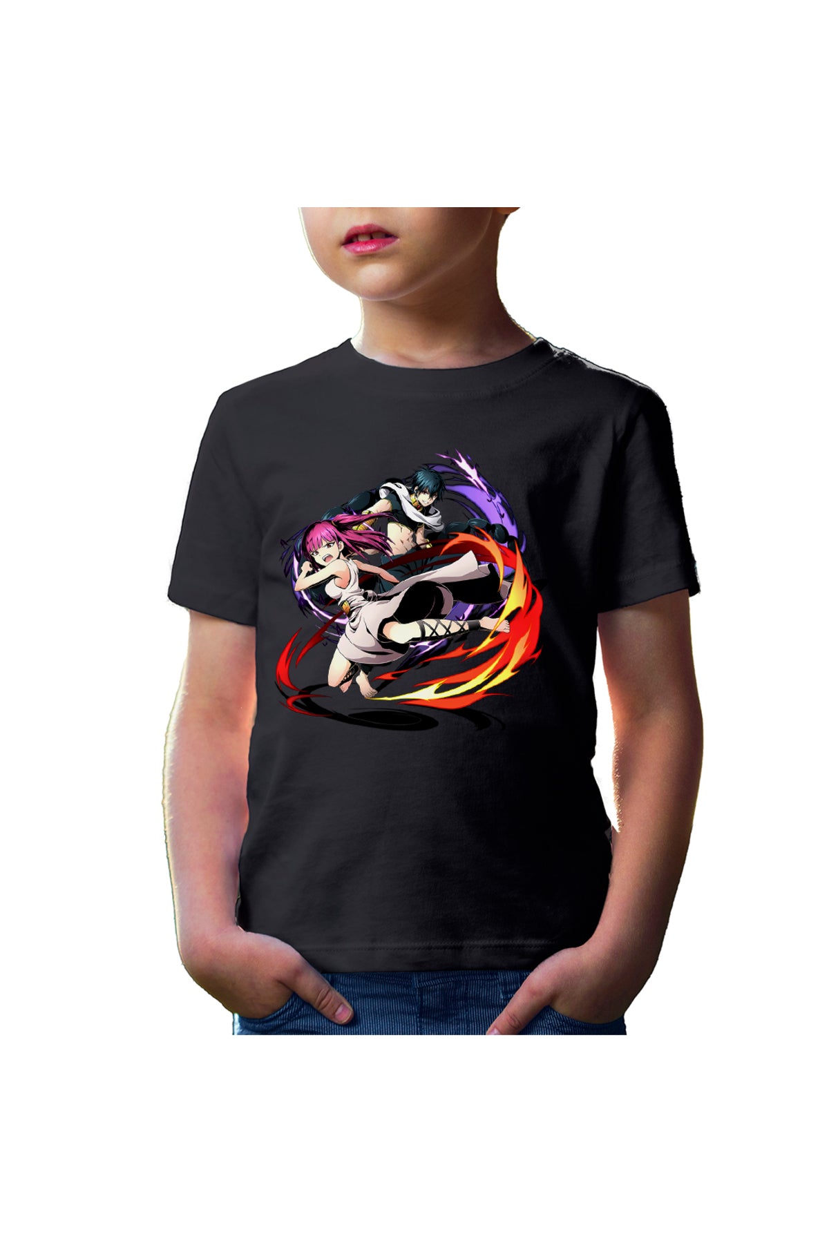 Tricou copii Magi The Labyrinth of Magic Morgiana Fight Judar