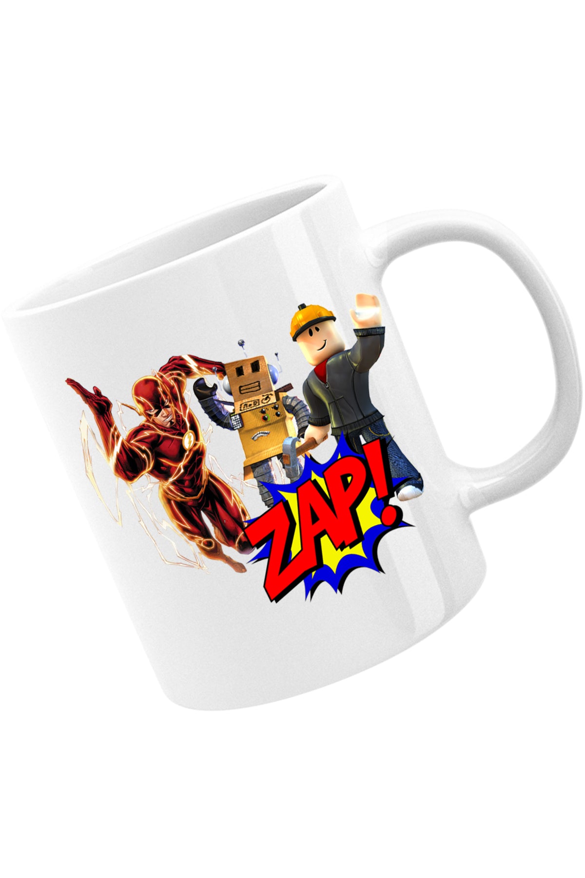Cana The Flash Roblox Studio Platforme Desene, alba, 330 ml