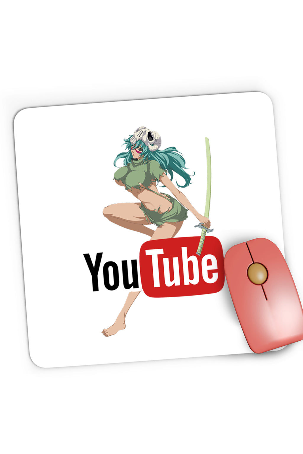 Mousepad Gaming Bleach Nel tu Rukia Youtube Creator Fan Art, 21x19 cm