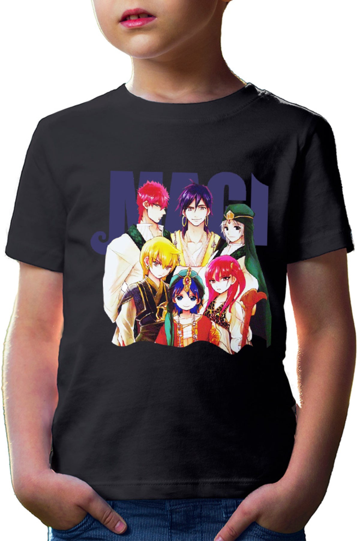 Tricou copii Magi The Labyrinth of Magic Dream Team Photo Magic Dungeon Power