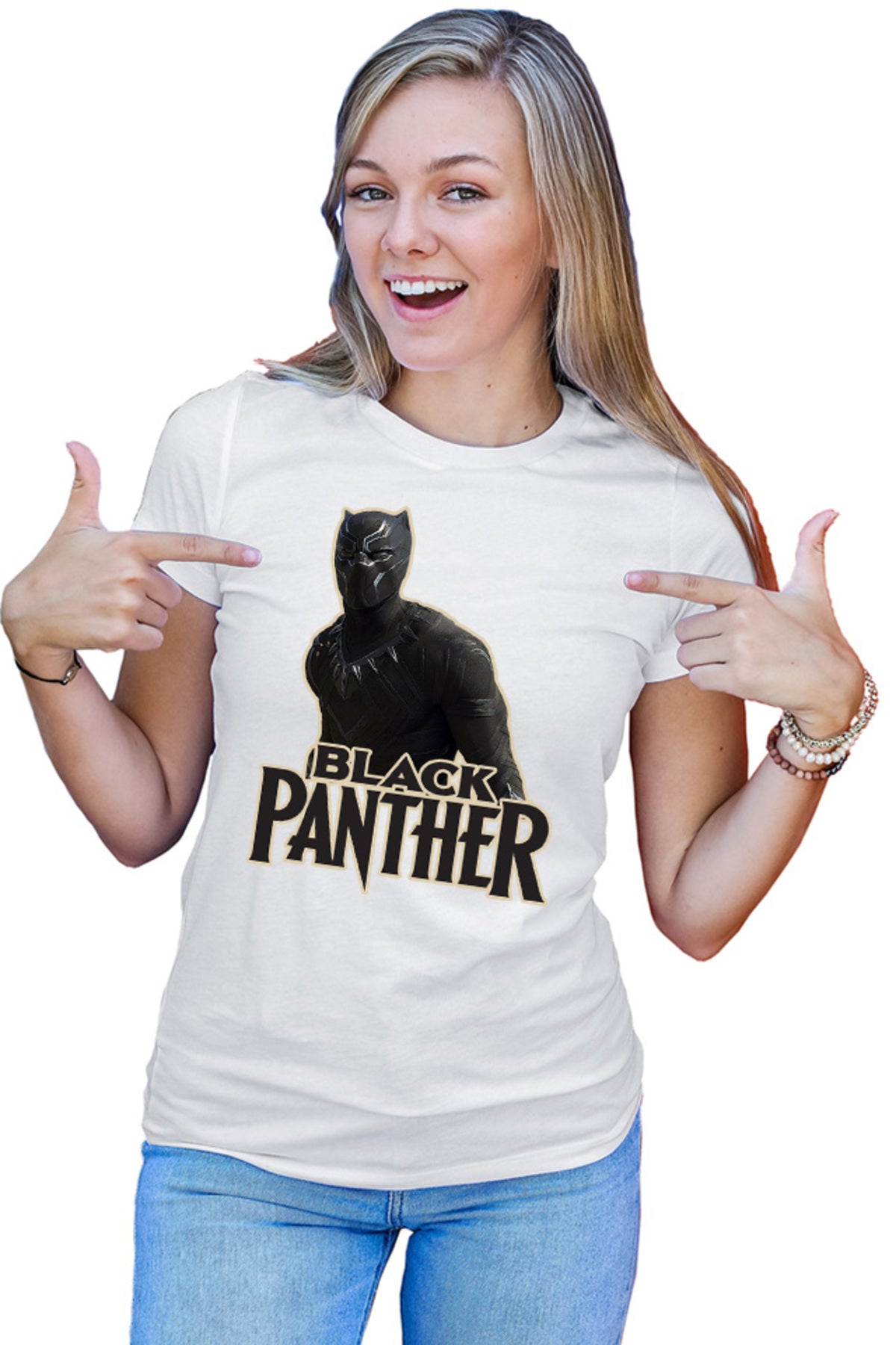 Tricou dama Black Panther Logo Save World Hero Protect