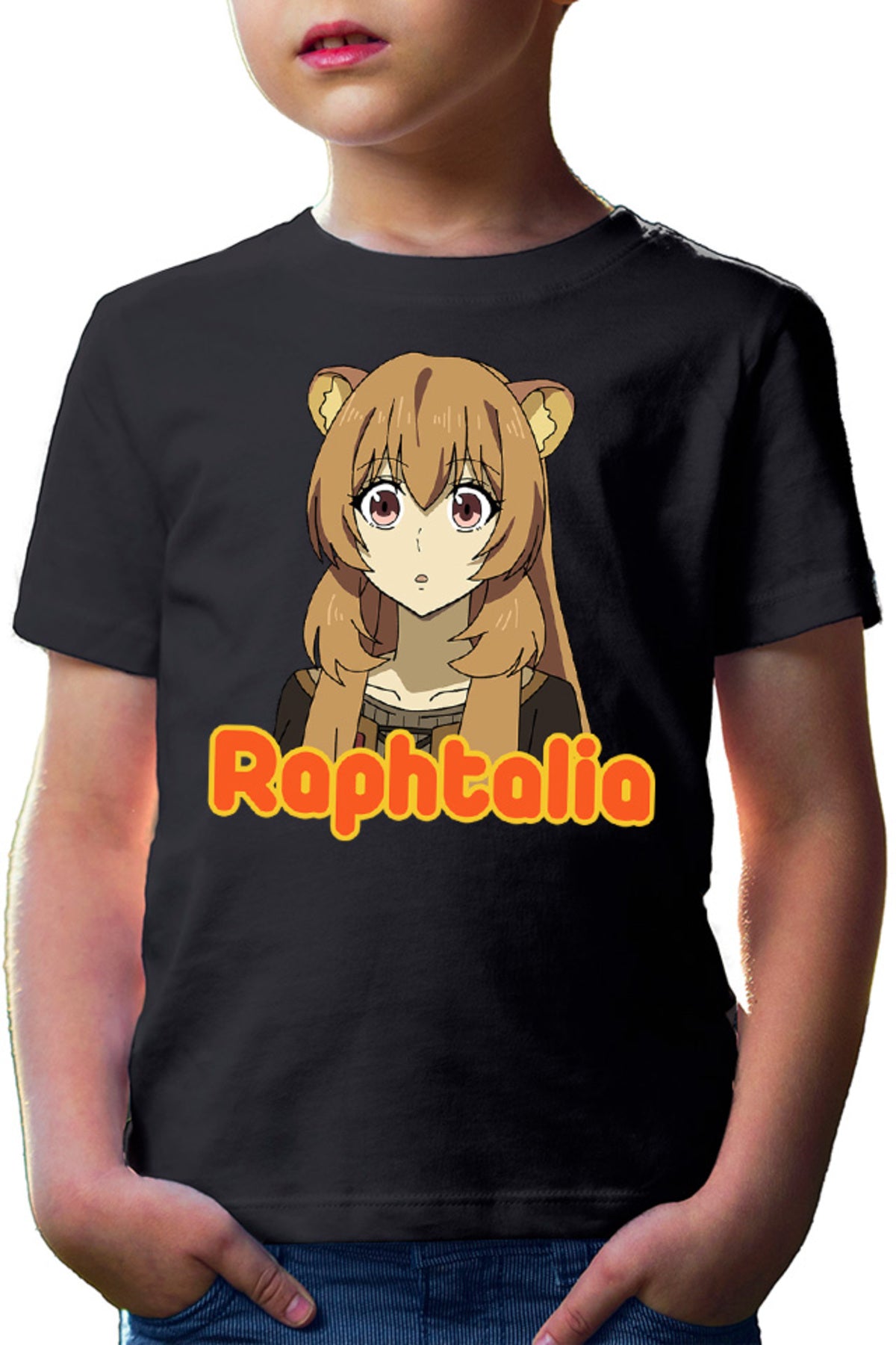 Tricou copii Rising of the Shield Hero Raphtalia Furry Beautiful Medieval Anime
