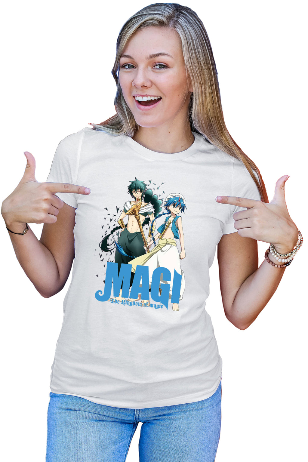 Tricou dama Magi The Labyrinth of Magic Aladin Judar Toiag