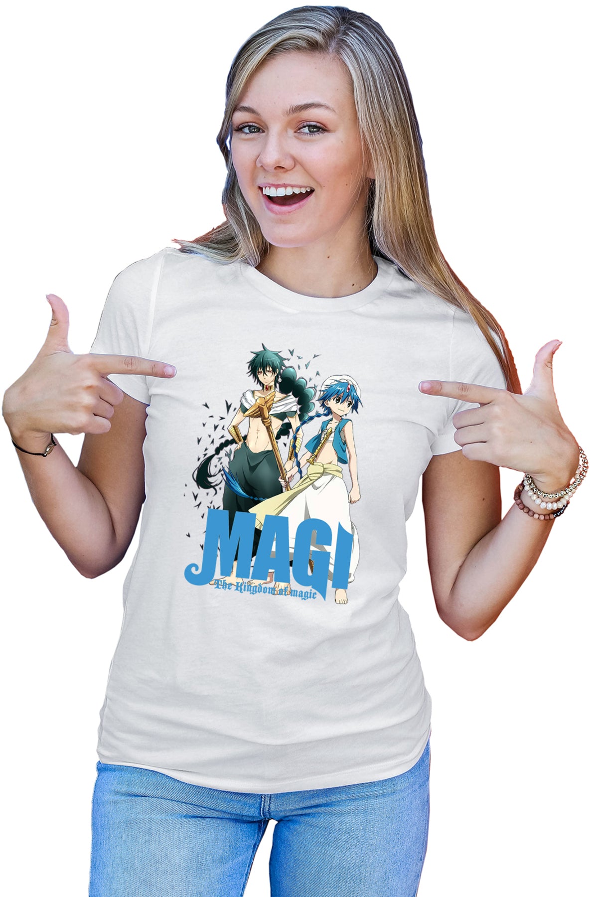 Tricou dama Magi The Labyrinth of Magic Aladin Judar Toiag