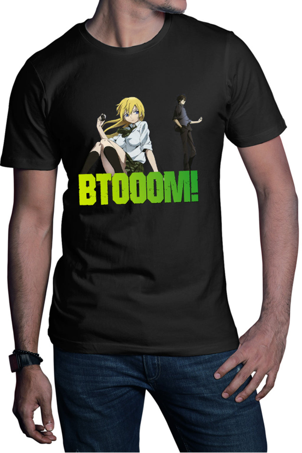 Tricou barbati Btooom! Sakamoto Psichological Anime Shounen Manga Cosplay