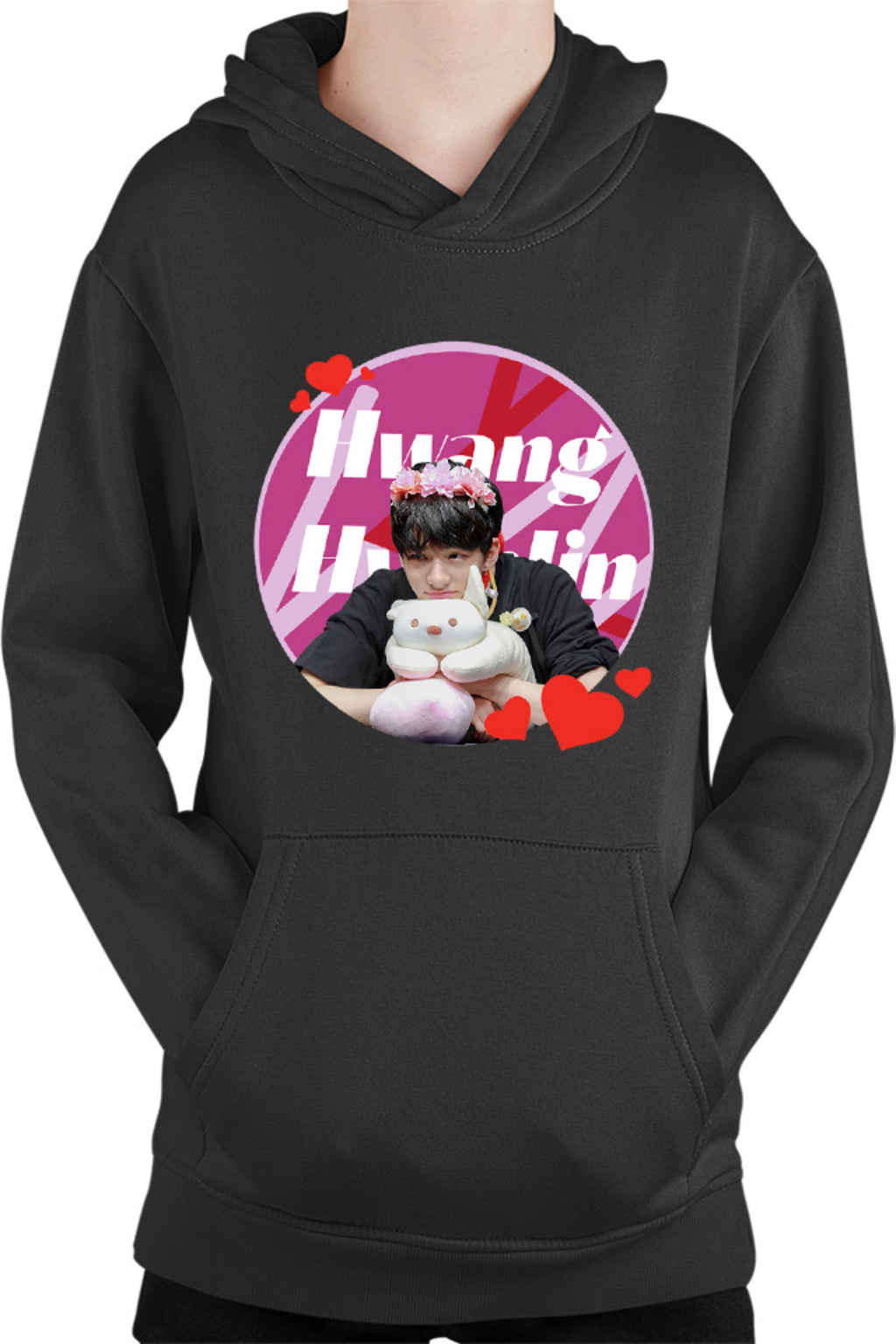 Hanorac copii Stray Kids Monogram Sketch Album Logo Hwang