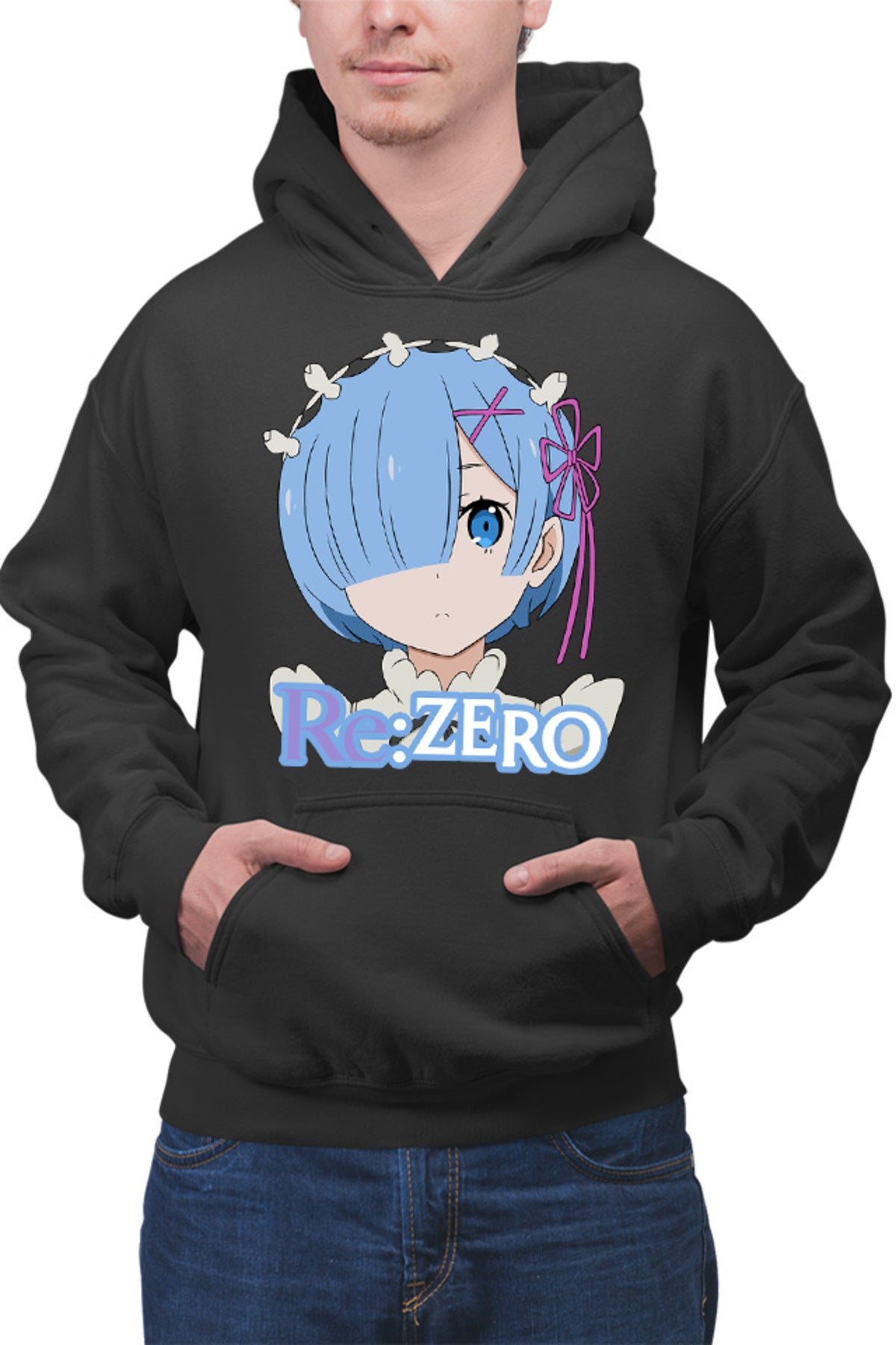 Hanorac barbati Re Zero REM Maiden Light Novel Manga Cosplay