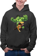 Hanorac barbati Shrek Puss In The Boots Hulk Marvel DC Cat