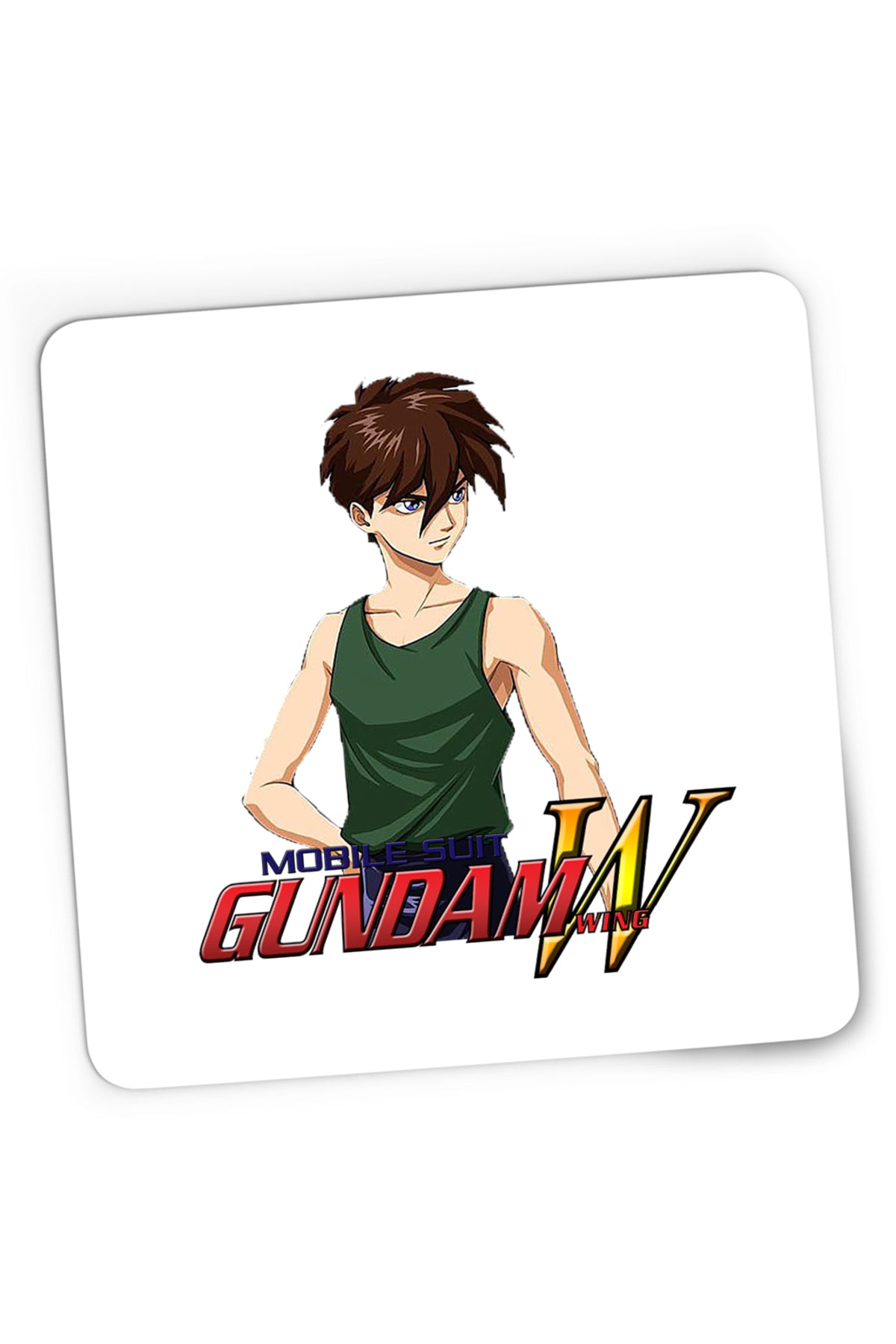 Mousepad Gaming dam Wing Heero Angry Guy Anime Eater, 21x19 cm