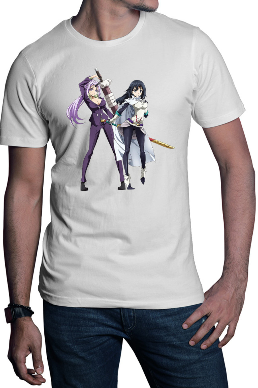 Tricou barbati TenSura Slime Shizue Shio Mage Assasin Anime Otaku