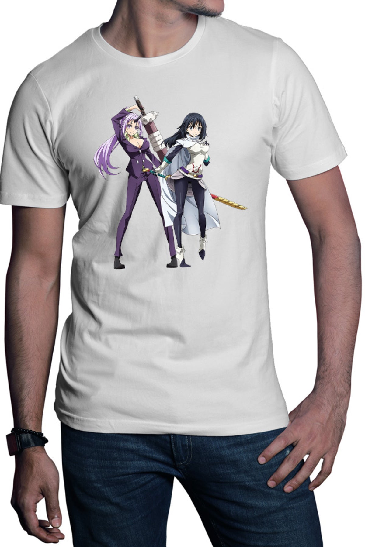 Tricou barbati TenSura Slime Shizue Shio Mage Assasin Anime Otaku