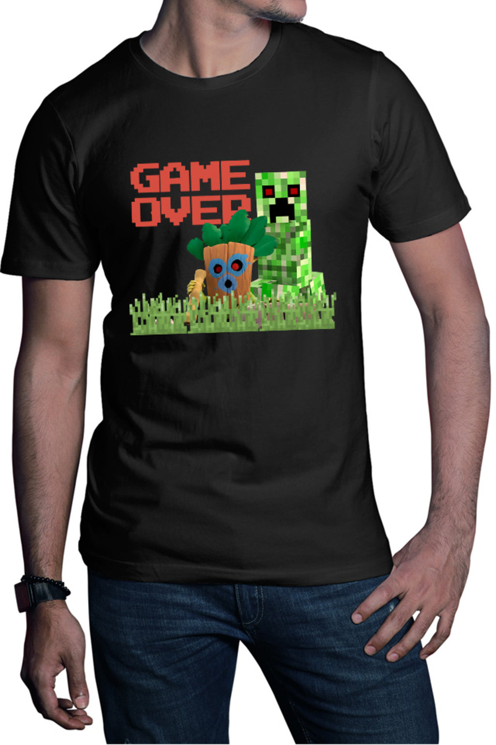Tricou barbati Clash Royale Strategy Game Multiplayer Minecraft Open World