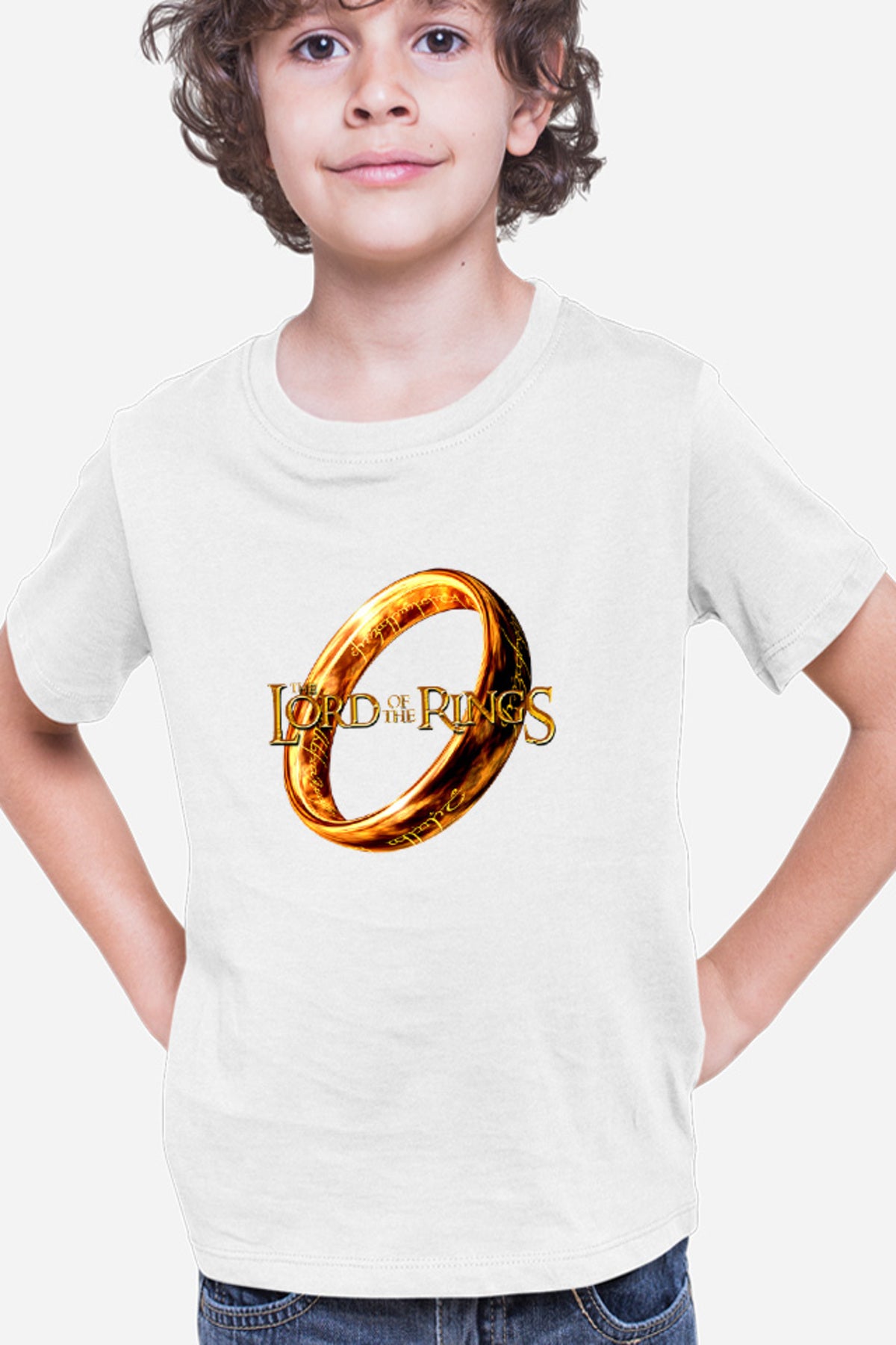 Tricou copii Lord of the Rings Logo Action Legend Hobbit Elf