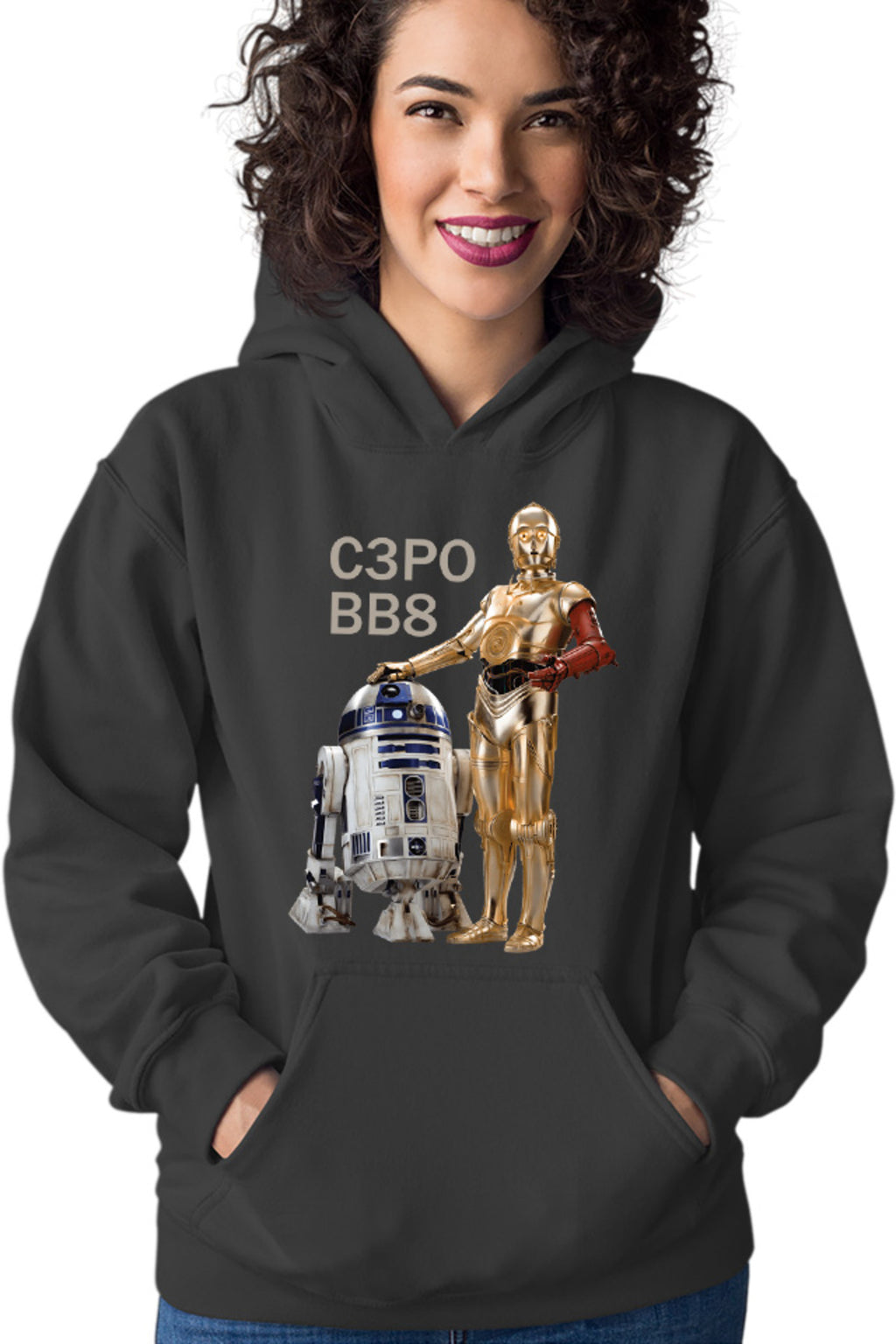 Hanorac dama Star Wars Robots BB8 S3PO Droid