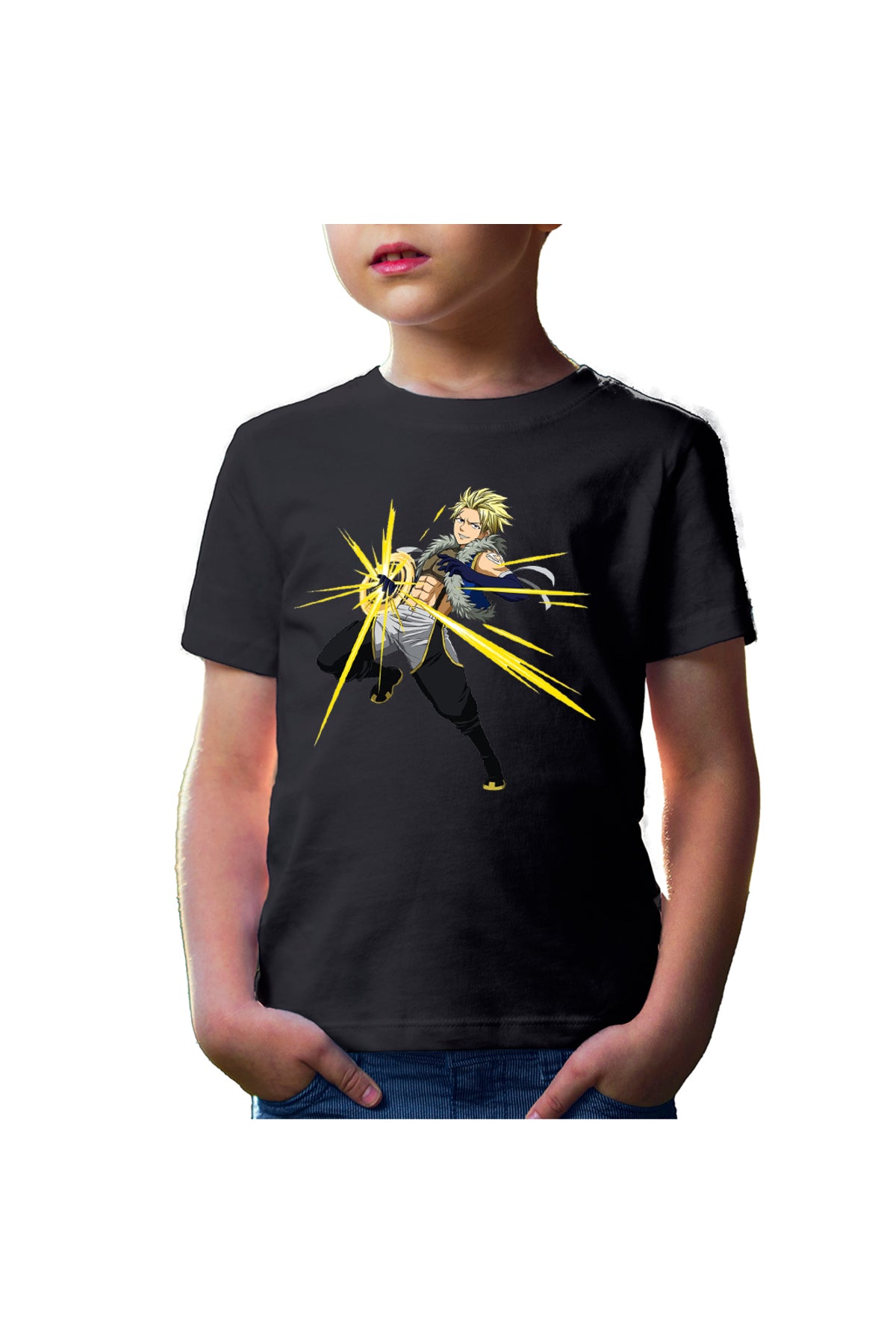 Tricou copii Fairy Tail Natsu Dragneel Rebel Cool