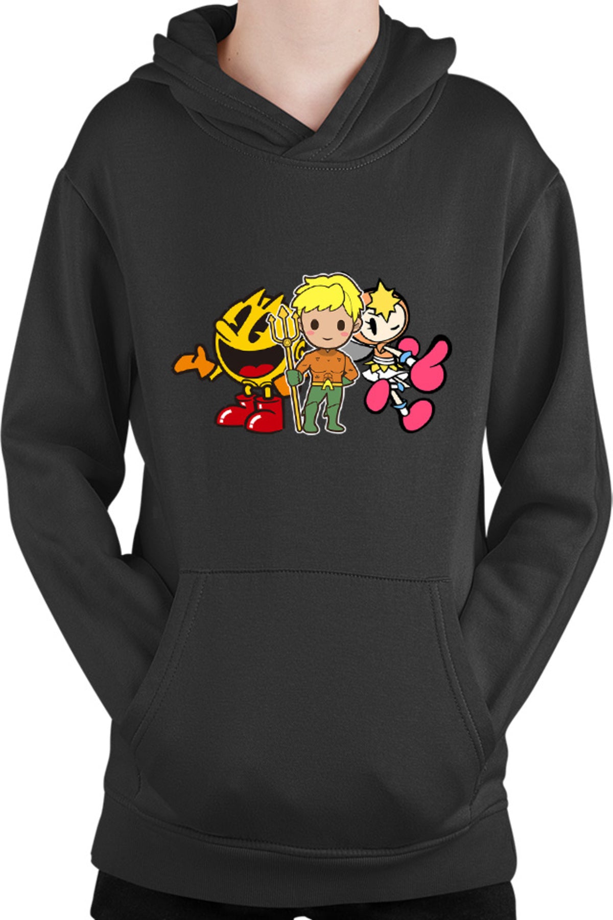 Hanorac copii Aquaman Pac Man Bubble Bomberman Lady Action