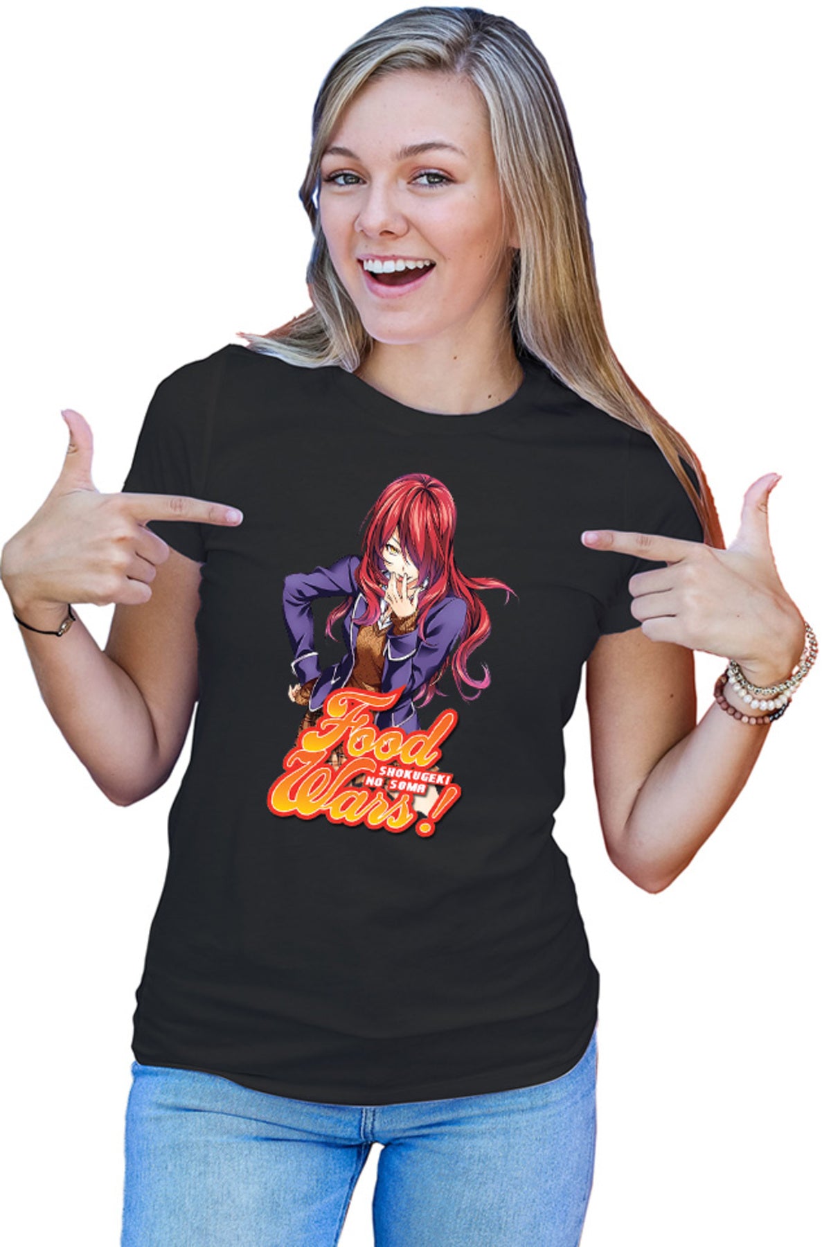 Tricou dama Food Wars Kobayashi Rindou School Uniform
